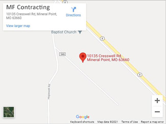 MF Contracting on Google Maps